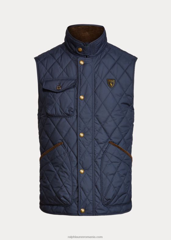 marina de facultate bărbați Ralph Lauren vestă matlasată hidrofugă 046881926