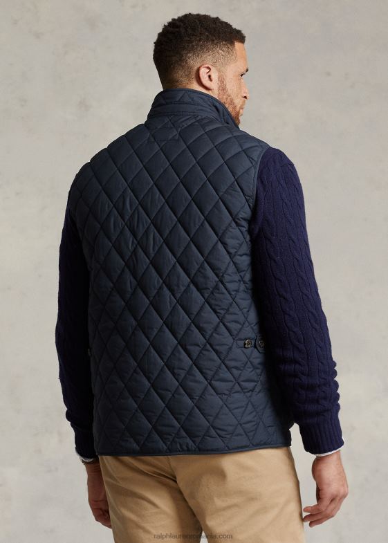 marina de facultate bărbați Ralph Lauren vestă matlasată hidrofugă 046881926