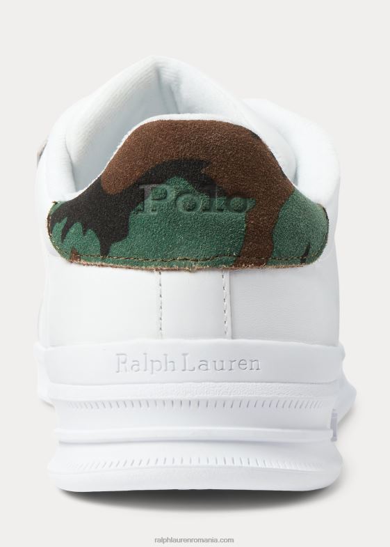 alb/camo bărbați Ralph Lauren pantofi sport Heritage Court II 046888724