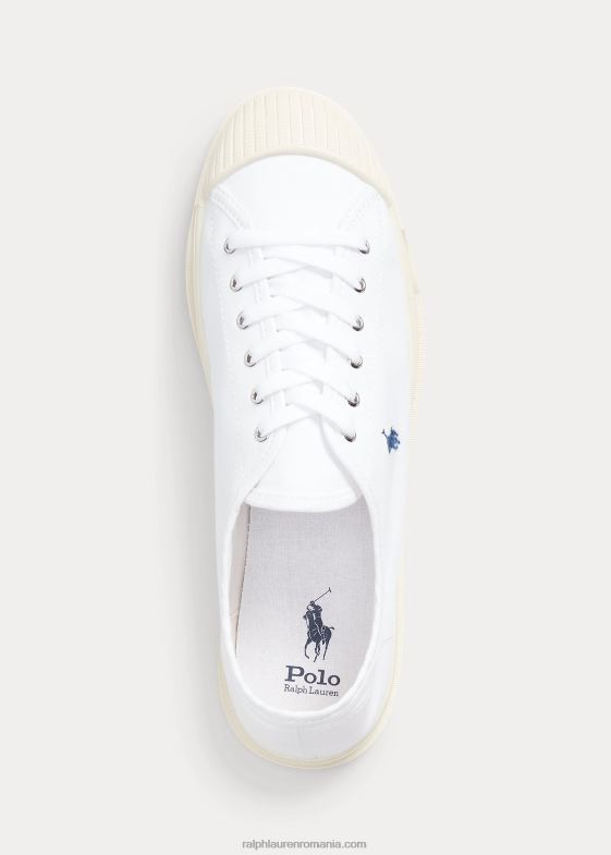 alb/marinier bărbați Ralph Lauren adidasi essence 100 din pânză 046882044