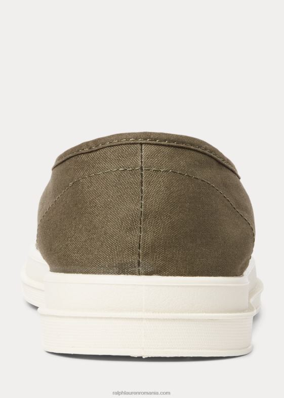 baldachin măslin/portocaliu bărbați Ralph Lauren adidasi essence 100 din pânză 046882046