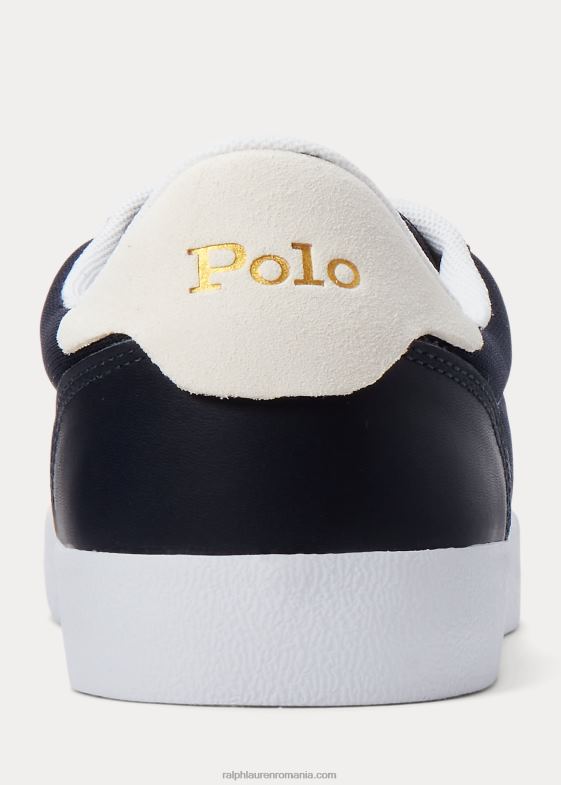bleumarin/crem bărbați Ralph Lauren adidași curte joasă 046881980