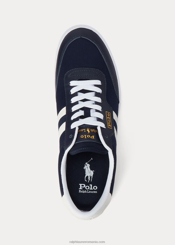 bleumarin/crem bărbați Ralph Lauren adidași curte joasă 046881980