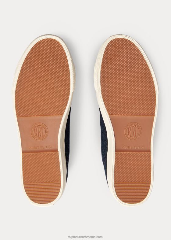 indigo bărbați Ralph Lauren adidași din pânză mayport 046881955