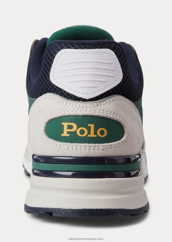 marină/pădure/aur bărbați Ralph Lauren adidași trackster 200 046881960