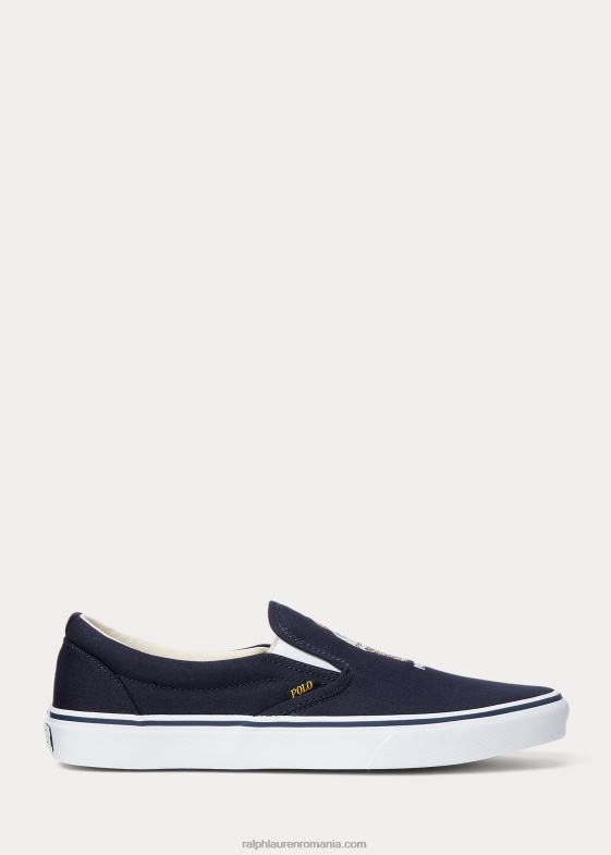 marina bărbați Ralph Lauren pantofi sport slip-on keaton polo bear 046882024