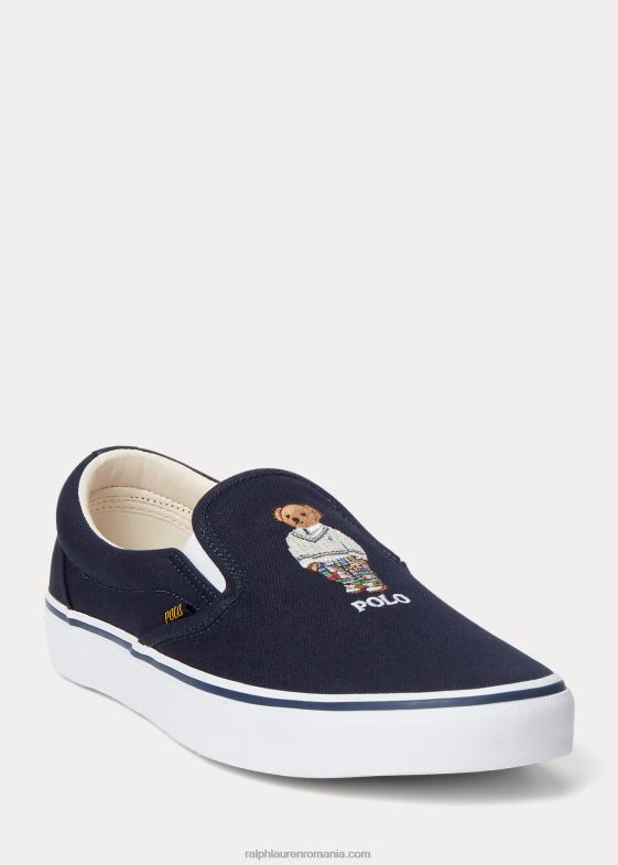 marina bărbați Ralph Lauren pantofi sport slip-on keaton polo bear 046882024