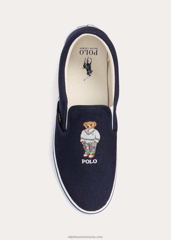marina bărbați Ralph Lauren pantofi sport slip-on keaton polo bear 046882024