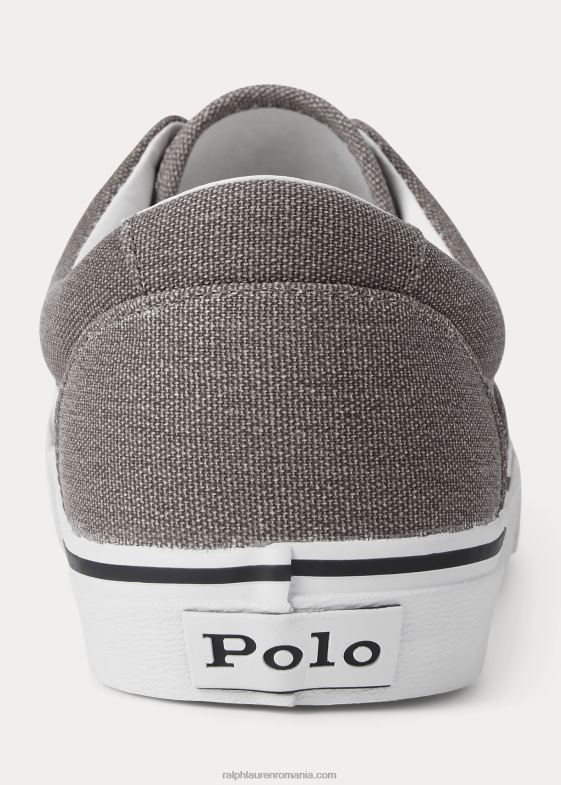 negru/galben de siguranță bărbați Ralph Lauren adidași din pânză Keaton care își schimbă culoarea 046882028