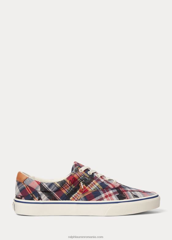 tipărire bloc bărbați Ralph Lauren adidași Keaton Madras 046882038