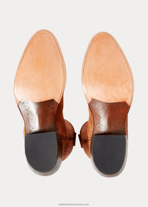 light java 002 bărbați Ralph Lauren cizme de cowboy din piele intoarsa 046882137