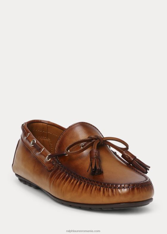 bronzat bărbați Ralph Lauren şofer din piele de viţel harold ciucuri 046882167