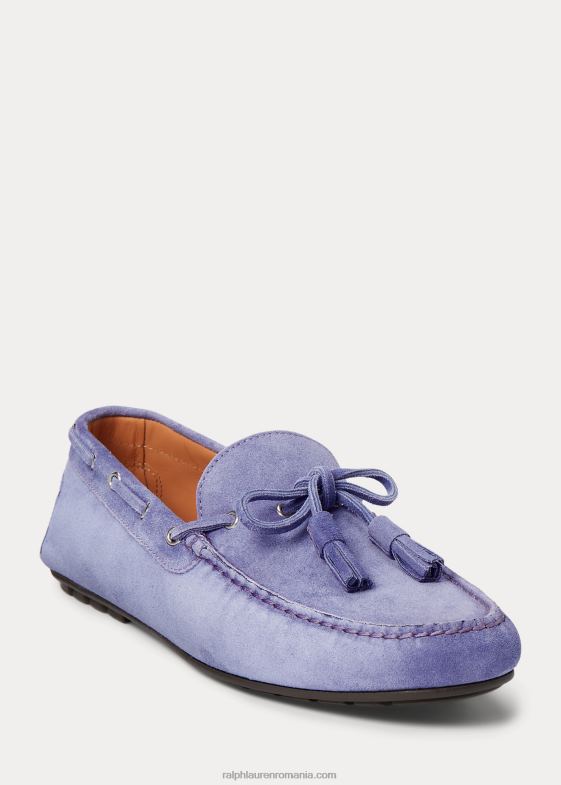 ceață violet bărbați Ralph Lauren șofer din piele de căprioară de vițel cu ciucuri harold 046882163