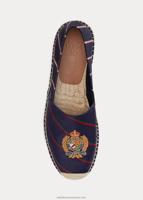 dungă de blazer bărbați Ralph Lauren espadrile în dungi cu creasta cevio 046882074