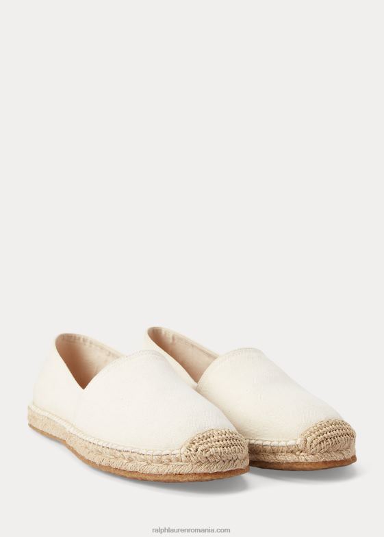 greige bărbați Ralph Lauren espadrile de pânză 046882128
