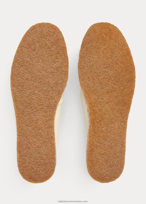greige bărbați Ralph Lauren espadrile de pânză 046882128