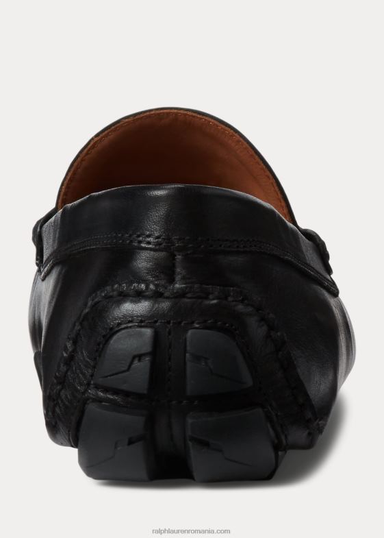 negru bărbați Ralph Lauren şofer din piele anders 046882099