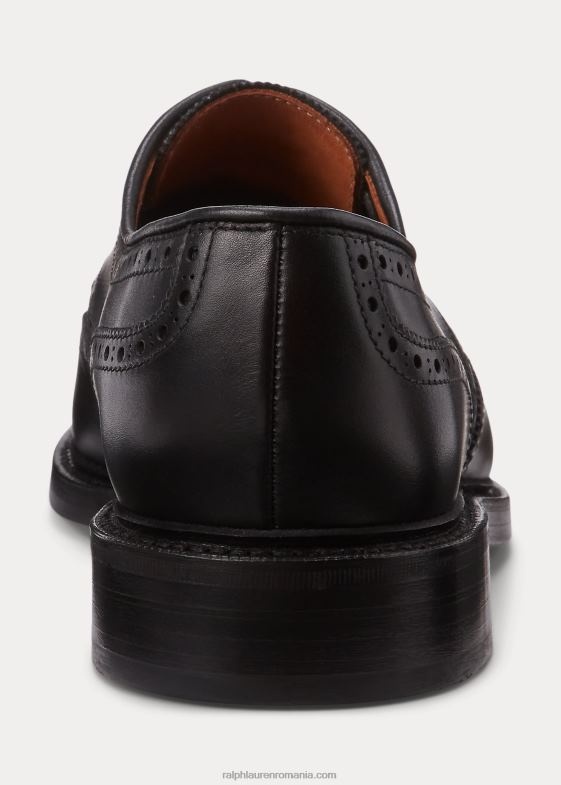 negru bărbați Ralph Lauren vârful aripii din piele brenton 046882114