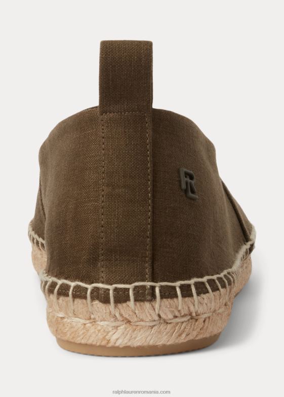 noapte de măsline bărbați Ralph Lauren espadrile Bowsworth din in floral 046888731