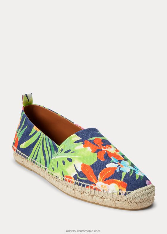 rafinat bleumarin multi bărbați Ralph Lauren espadrile Bowsworth din in floral 046888730