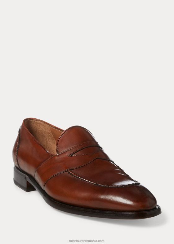 bronzat bărbați Ralph Lauren meegan penny loafer 046882156