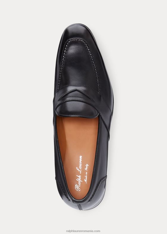 negru bărbați Ralph Lauren meegan penny loafer 046882159