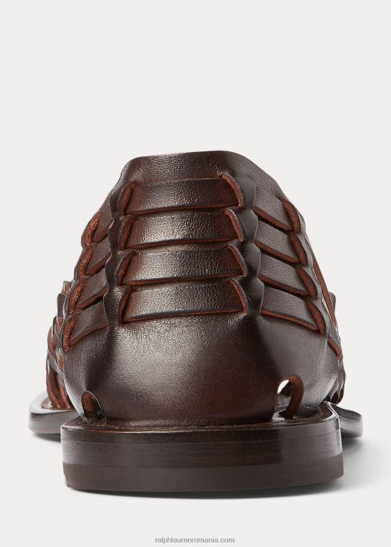 bagaj maro bărbați Ralph Lauren sandale din piele țesute manual 046882146