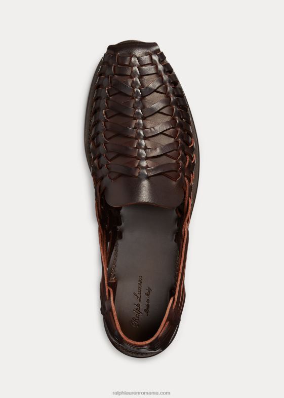 bagaj maro bărbați Ralph Lauren sandale din piele țesute manual 046882146