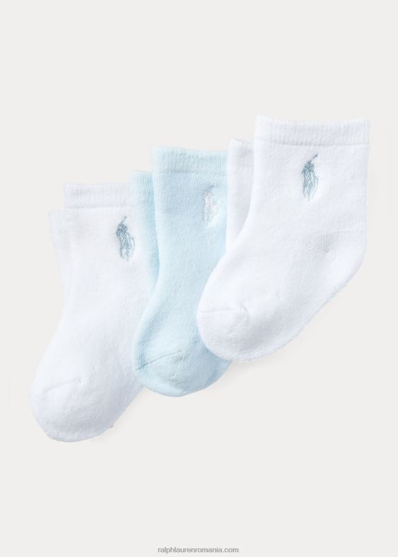 bebelus Ralph Lauren echipaj complet terry pachet de 3 046888053