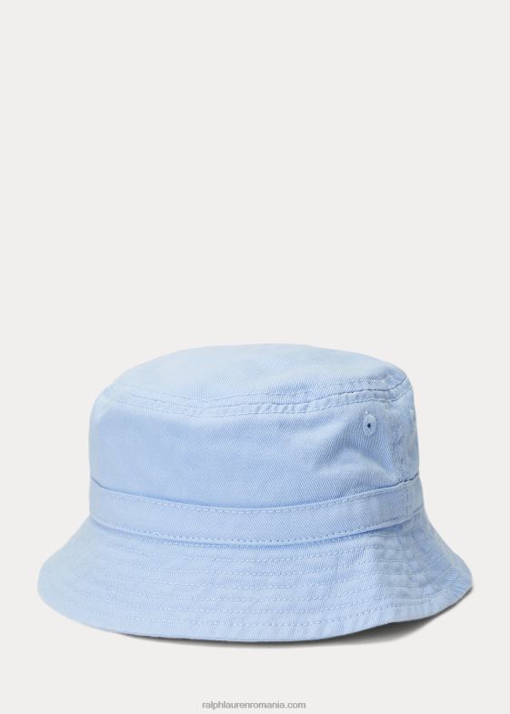 bebelus Ralph Lauren pălărie de găleată din twill de bumbac urs polo 046888338