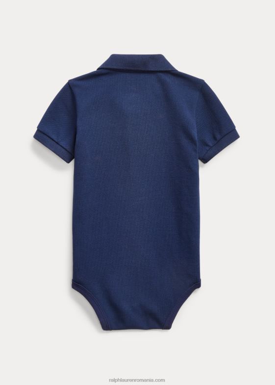 marina newport bebelus Ralph Lauren body polo din plasă de bumbac 0468810008