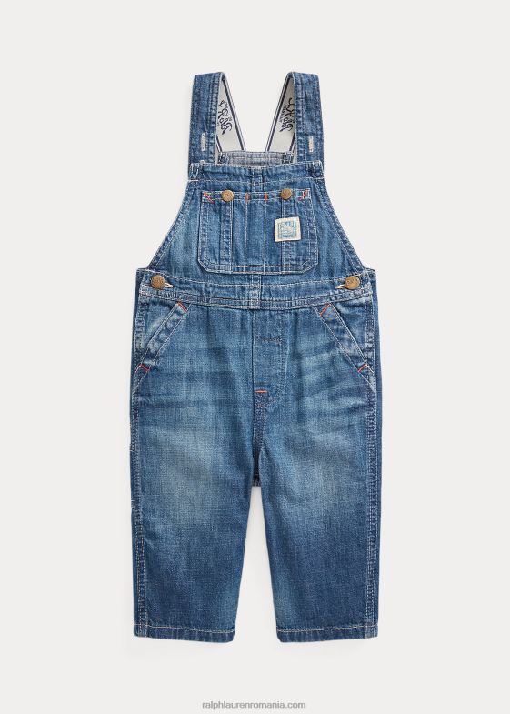 spălare merrill bebelus Ralph Lauren salopetă din denim de bumbac 046887734