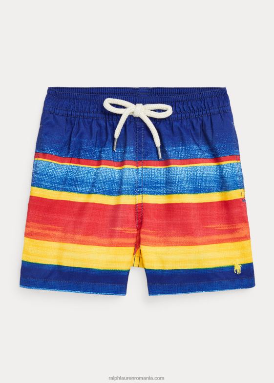 dungă albastră/galbenă bebelus Ralph Lauren trunchi de baie de călător 046887943