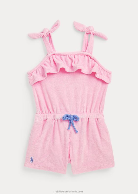 roz carmel bebelus Ralph Lauren salopetă cu volane 046887955
