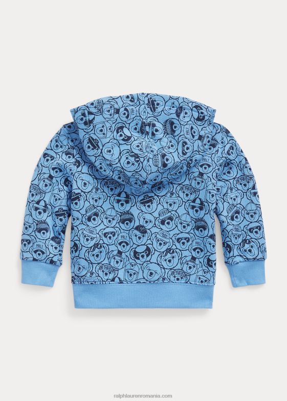 harbour island albastru/marin bebelus Ralph Lauren hanorac cu fermoar complet din lână urs polo 046888309