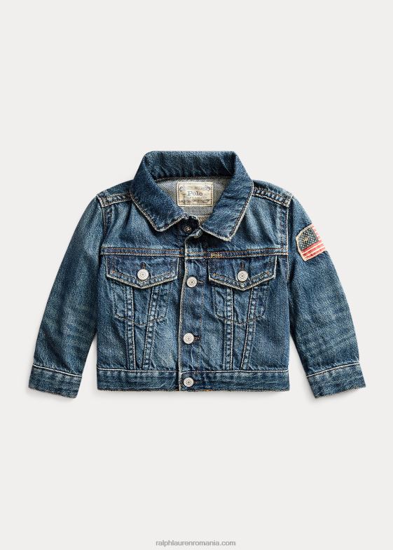 inwood bebelus Ralph Lauren geacă de camion de blugi 046888327