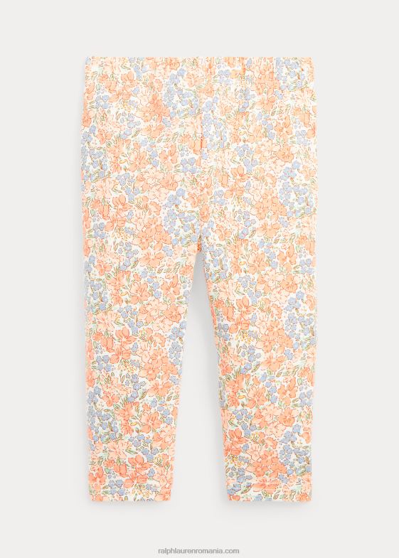 Harlowe floral bebelus Ralph Lauren jambiere din jerse stretch floral 046888292