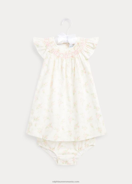 nu mă uita floral bebelus Ralph Lauren rochie cu smock floral și bloomer 046887866