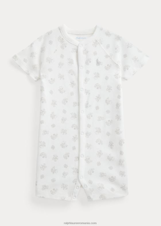 bebelus Ralph Lauren pantalon scurt din bumbac interlock 046888155