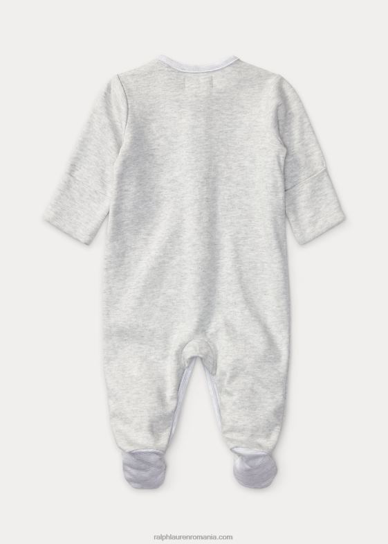 erica gri cuarț bebelus Ralph Lauren Salopetă din bumbac cu picior de ponei polo ton 0468810016