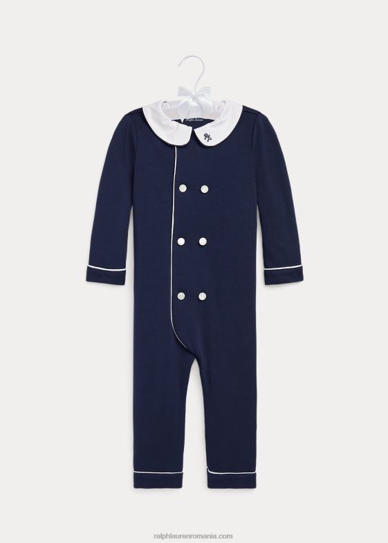 rfd nvy bebelus Ralph Lauren salopetă de bumbac la două piept 046887743