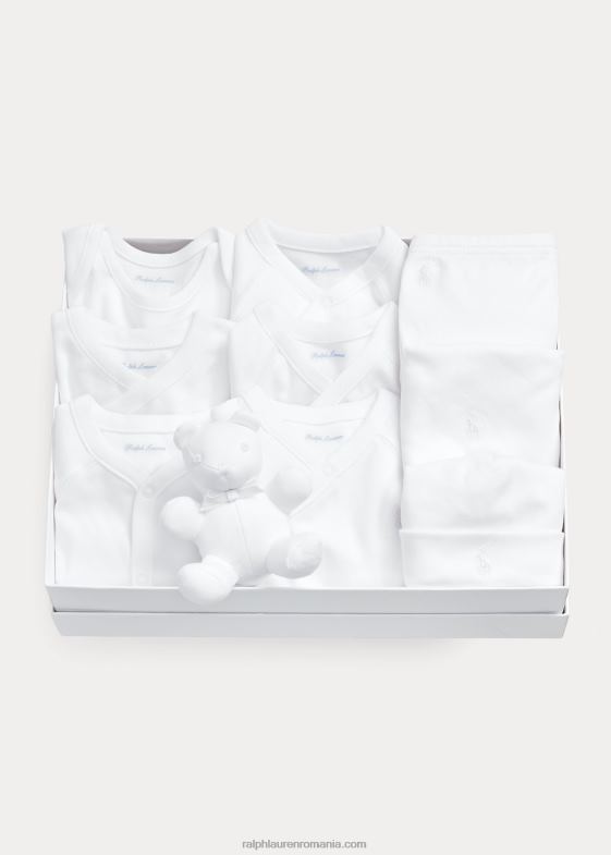 multi alb bebelus Ralph Lauren Set cadou din bumbac din 11 piese 046887813