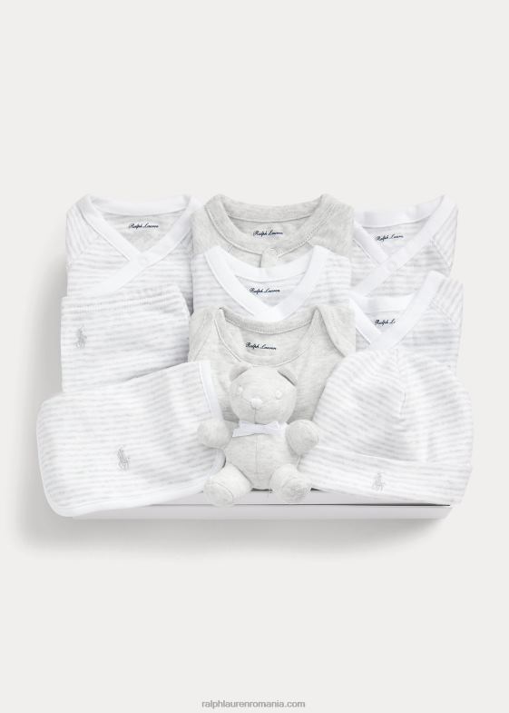 quartz heather multi bebelus Ralph Lauren Set cadou din bumbac din 11 piese 046887812