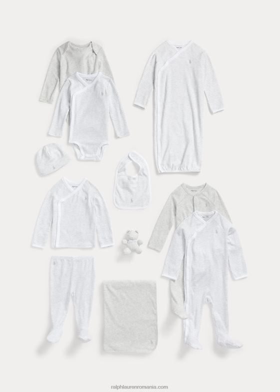 quartz heather multi bebelus Ralph Lauren Set cadou din bumbac din 11 piese 046887812