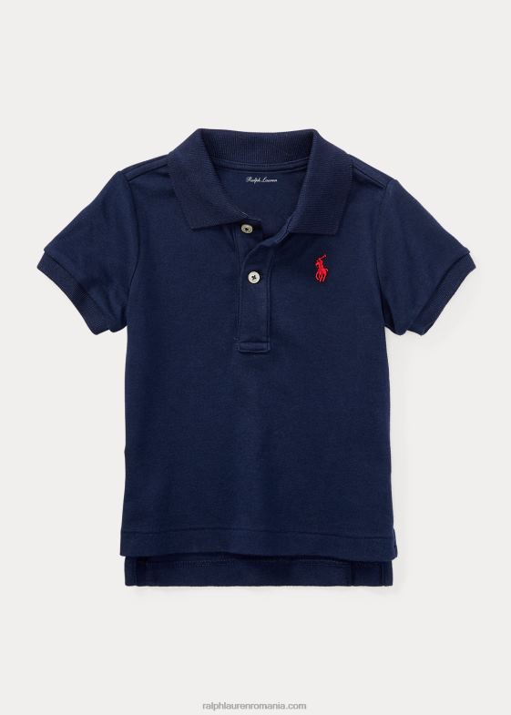 marina rafinată bebelus Ralph Lauren tricou polo din bumbac moale 046887891