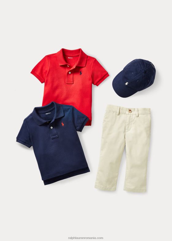 marina rafinată bebelus Ralph Lauren tricou polo din bumbac moale 046887891