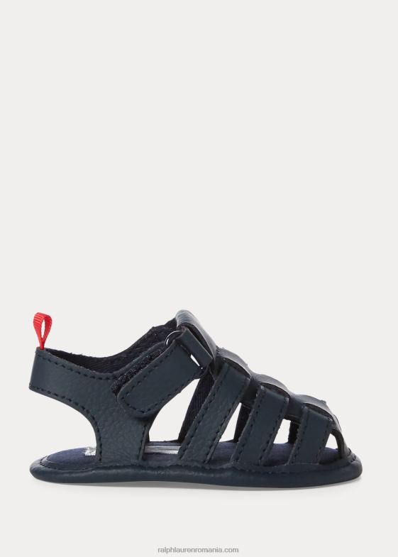 marina bebelus Ralph Lauren sandale din piele darrell ii 046888126