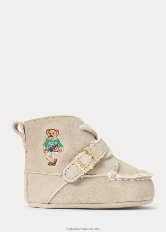 tan multi bebelus Ralph Lauren cizme de urs polo de piele de căprioară înaltă Ranger 046888348