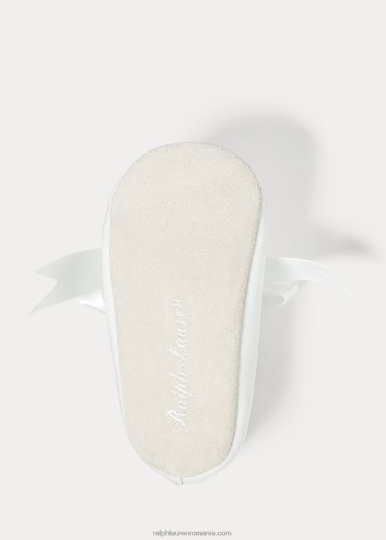 alb bebelus Ralph Lauren papuc Mary Jane din piele Briley 046888128
