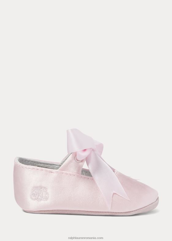 bebelus Ralph Lauren Briley satin Mary Jane papuc 0468810043